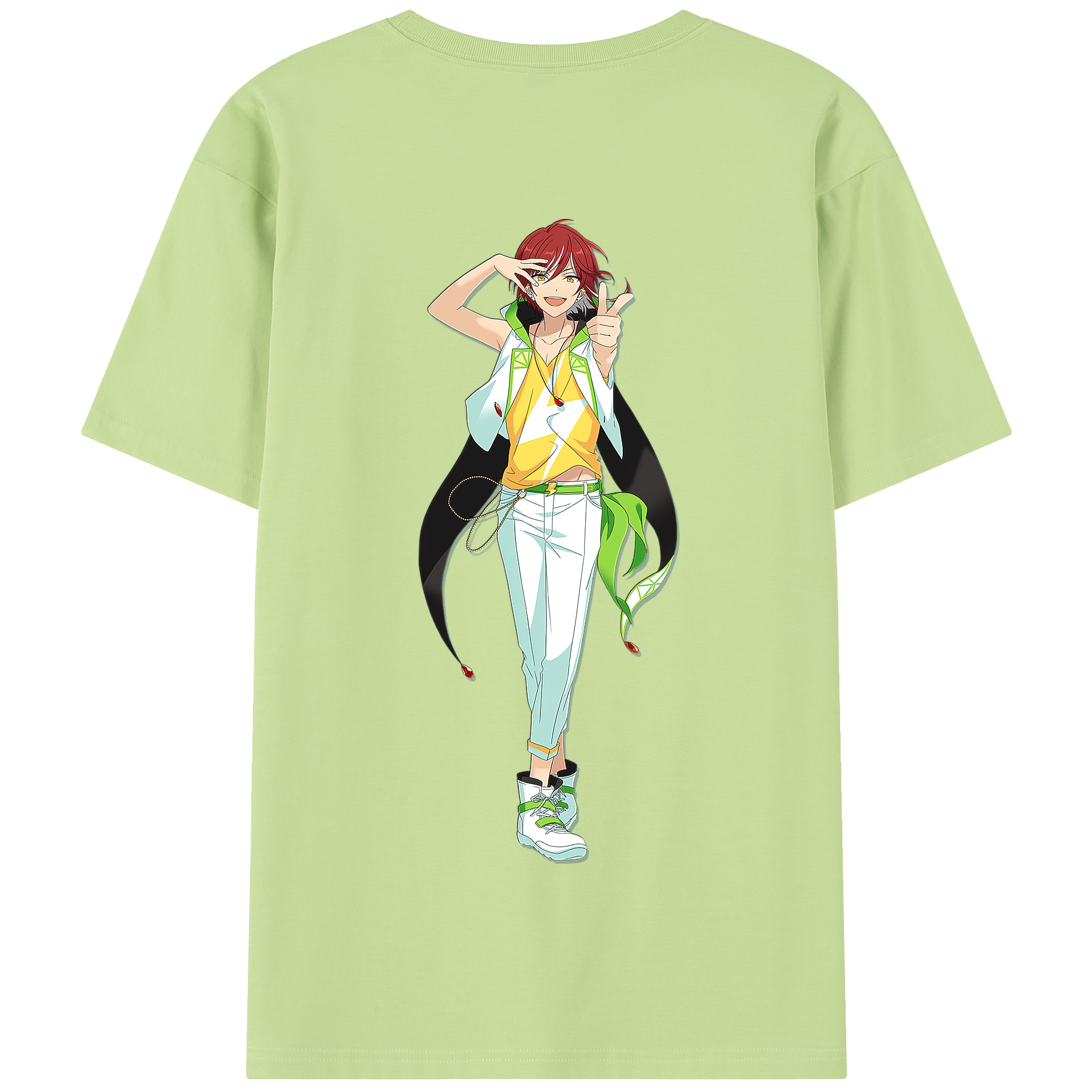 （画像用） あんさんぶるスターズ! Ensemble Stars 綿100％半袖Tシャツ（背面プリント）